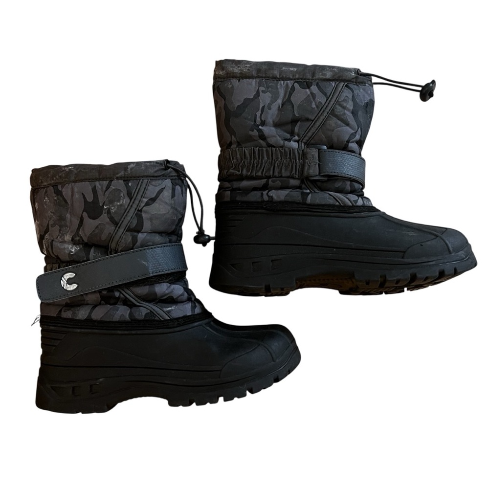 Camouflage Winter Boots with Strap‎